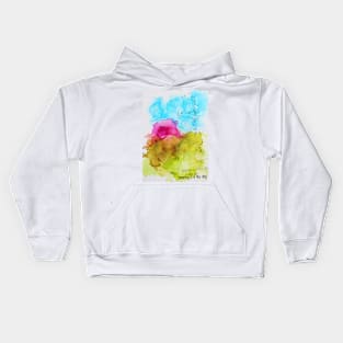 Tomorrow is a new day (happy art) Kids Hoodie